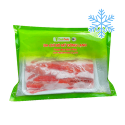 Ba Chỉ Bò Mỹ Cắt Dải Đông Lạnh 500g