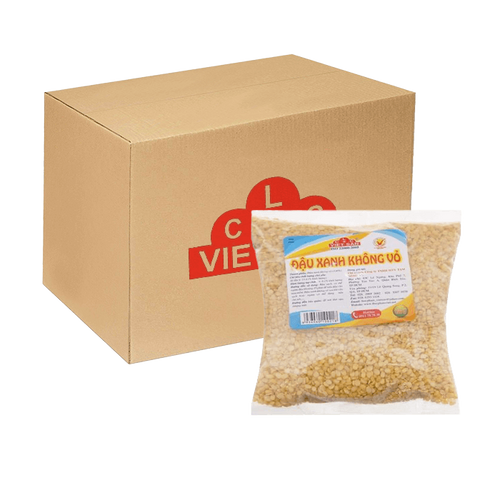 [Thùng] Đậu Xanh Không Vỏ Vietsan 500g x 15 Gói