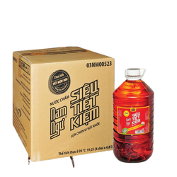 [Thùng] Nước Mắm Nam Ngư Siêu Tiết Kiệm 4.8L x 4 Chai