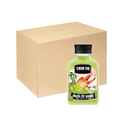 [Thùng] Muối Ớt Xanh Chinsu 200g x 12 Chai