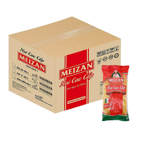 [Thùng] Nui Cao Cấp Meizan 400g x 12 Gói