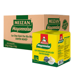 [Thùng] Xốt Mayonnaise Meizan 3kg x 4 Hộp