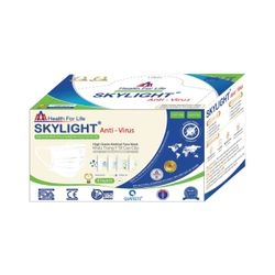 Khẩu Trang Y Tế Skylight 4 Lớp Màu Trắng Hộp 50 Cái