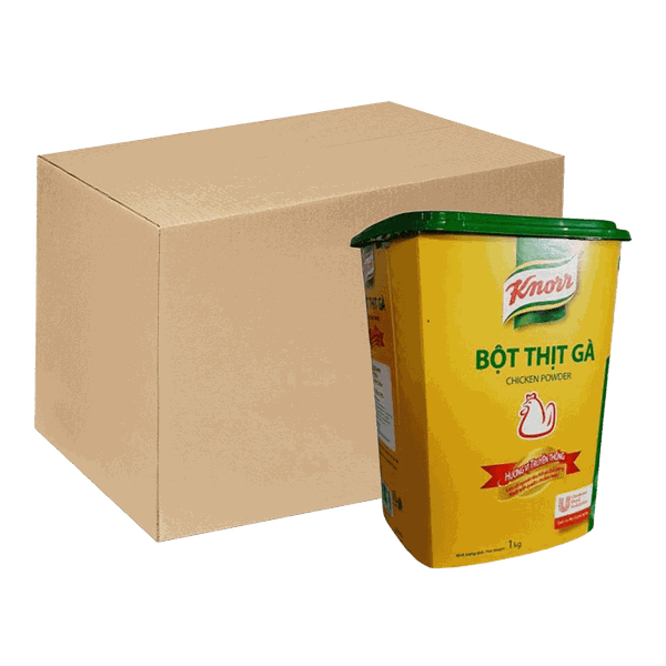 [Thùng] Bột Thịt Gà Knorr 1kg x 6 Hộp