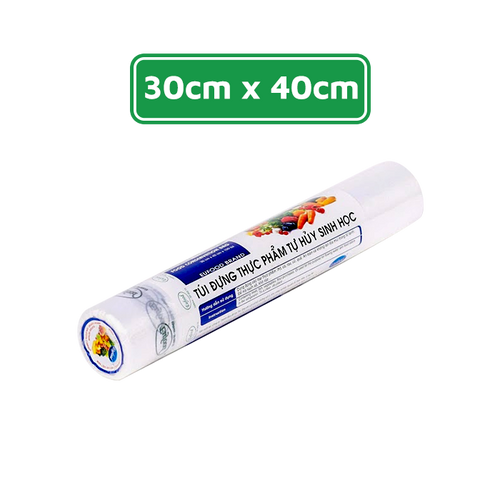 Cuộn Đựng Thực Phẩm Tự Phân Hủy Sinh Học EUFood (30 x 40cm x 100 cái)