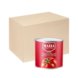 [Thùng] Cà Chua Nhão Cô Đặc 28/30% Mazza 2.2kg x 6 Lon