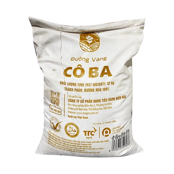 Đường Vàng Cô Ba Bao 12kg