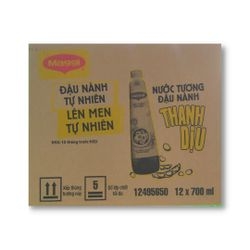 [Thùng] Nước Tương Maggi Thanh Dịu 700ml x 12 Chai