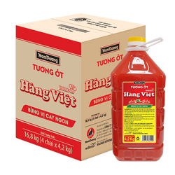 [Thùng] Tương Ớt Hàng Việt Horeca 4.2kg x 4 Chai