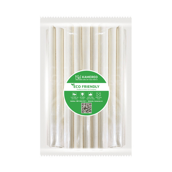 Ống Hút Giấy Kamereo Phi 12 x 50 Ống