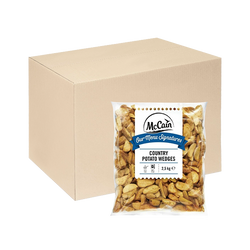 [Thùng] Khoai Tây Cắt Múi Đông Lạnh McCain 2.5kg x 5 Gói