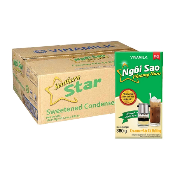 [Thùng] Sữa Đặc Ngôi Sao Phương Nam 380g x 24 Hộp