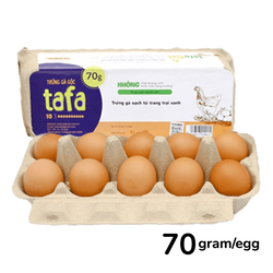 Trứng Gà Tafa Size 70g Hộp Giấy 10 Quả