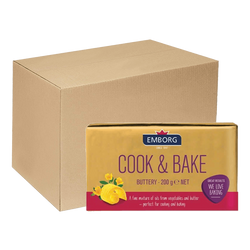 [Thùng] Bơ Lạt Cook & Bake Emborg 200g x 20 Gói