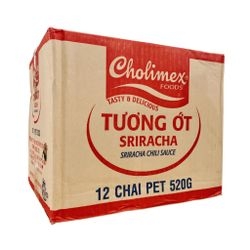 [Thùng] Tương Ớt Sriracha Cholimex 520g x 12 Chai