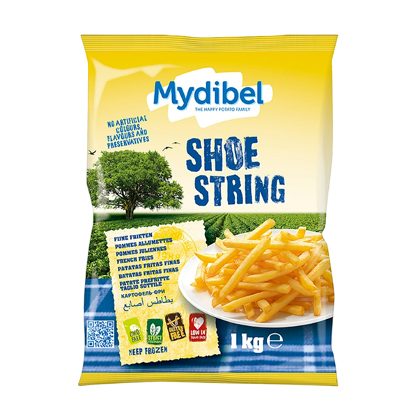 Khoai Tây Đông Lạnh Cắt Dài Shoestring 7/7 Mydibel 1kg