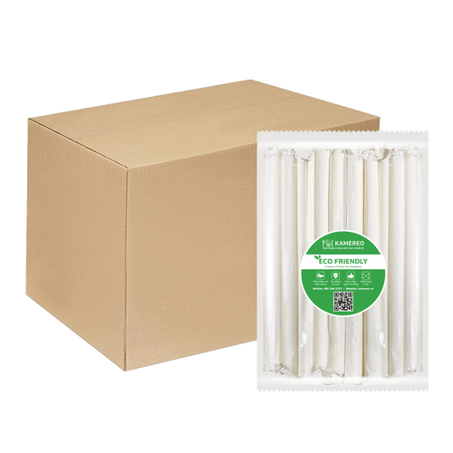 [Thùng] Ống Hút Giấy (Có Bọc Giấy) Kamereo Phi 12 x 50 Ống x 70 Gói