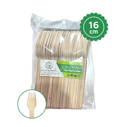 Nĩa Gỗ Khai Tuệ 16cm x 50 Cái