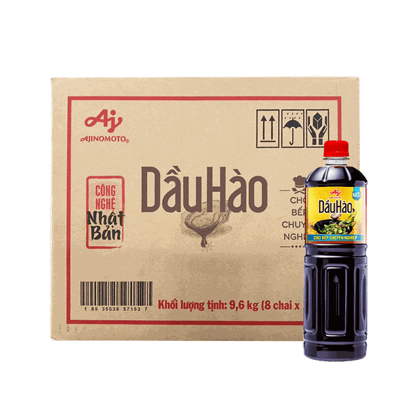[Thùng] Dầu Hào Phú Sĩ Ajinomoto 1.2kg x 8 Chai
