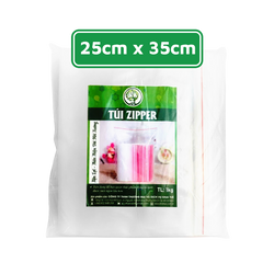 Túi Zipper (PP) Khai Tuệ 25cm x 35cm 1kg