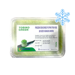 Trứng Cá Chuồn Xanh Vị Mù Tạt Đông Lạnh 500g