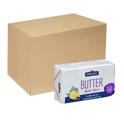 [Thùng] Bơ Mặn Emborg 200g 80% Chất Béo x 20 Gói