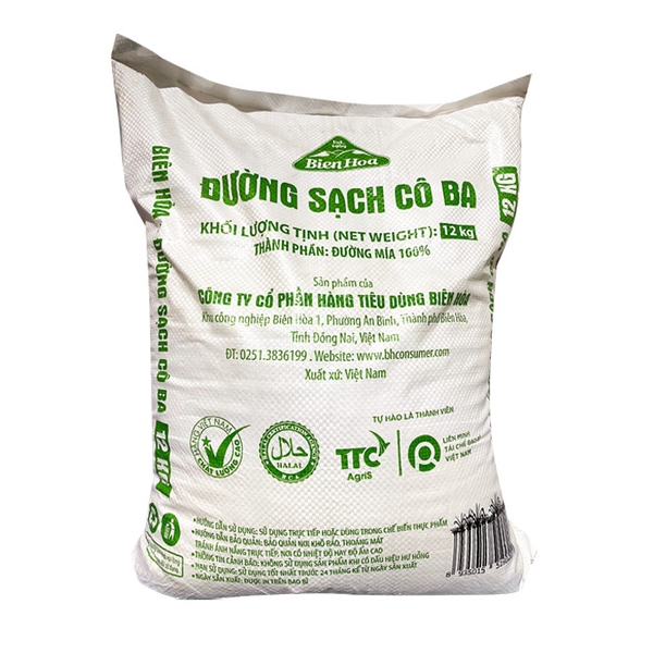 Đường Sạch Cô Ba Bao 12kg