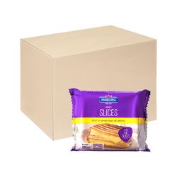 [Thùng] Phô Mai Lát Perfect Slices Emborg 200g x 24 Gói