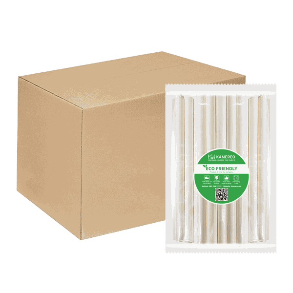 [Thùng] Ống Hút Giấy Kamereo Phi 12 x 50 Ống x 80 Gói