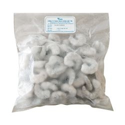 Tôm Thẻ PD Đông Lạnh Size 31 - 40 Con/Lb (71 - 90 Con/Kg) Gói 1kg
