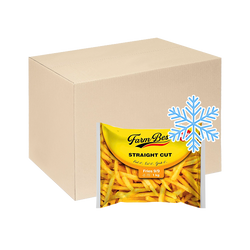 [Thùng] Khoai Tây Cắt Thẳng Đông Lạnh Farm Best 1kg x 10 Gói