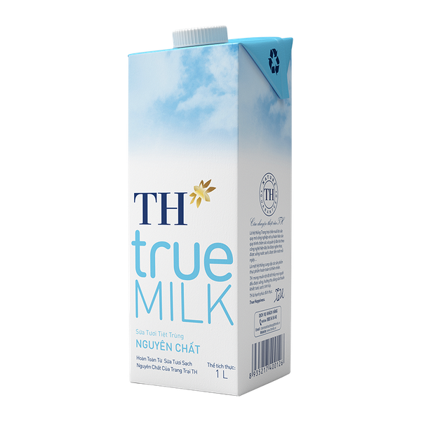 Sữa Tươi Tiệt Trùng Nguyên Chất TH True Milk (Không Đường) 1L