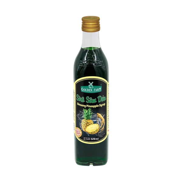 Sirô Sâm Dứa Golden Farm 520ml