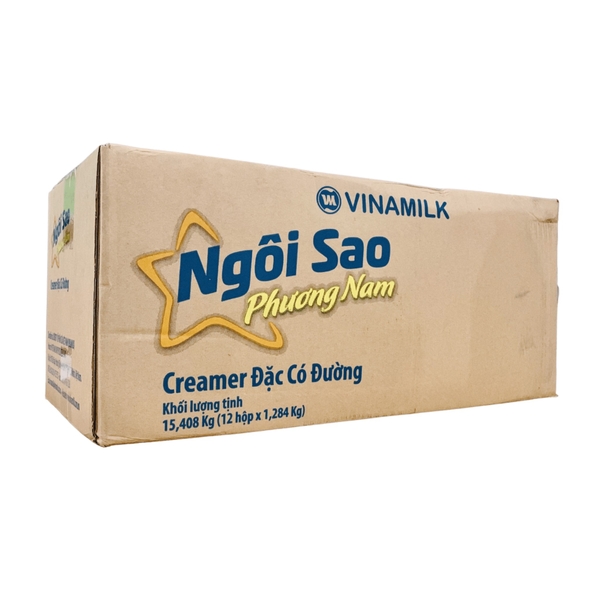 [Thùng] Sữa Đặc Ngôi Sao Phương Nam Xanh Biển 1284g x 12 Hộp