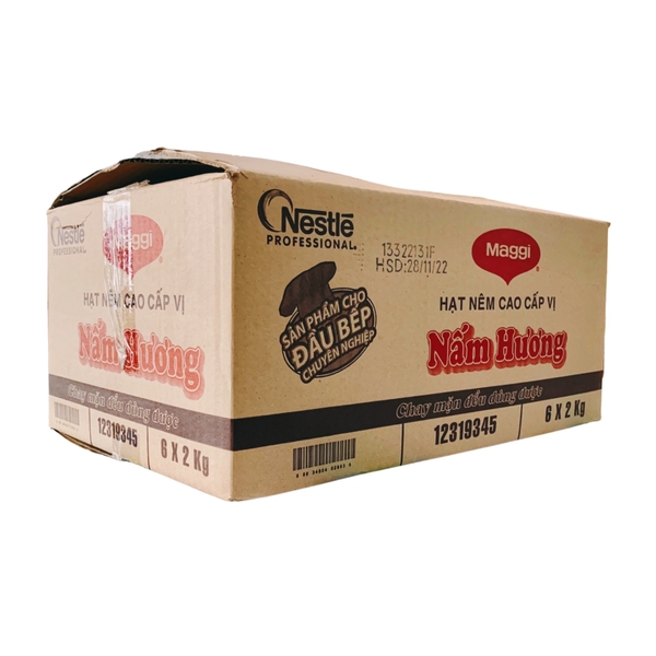 [Thùng] Hạt Nêm Maggi Nấm Hương 2kg x 6 Gói