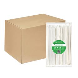 [Thùng] Ống Hút Giấy (Có Bọc Giấy) Kamereo Phi 6 x 100 Ống x 100 Gói