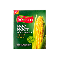 Ngô Ngọt Nguyên Hạt Đóng Hộp Doveco 380g