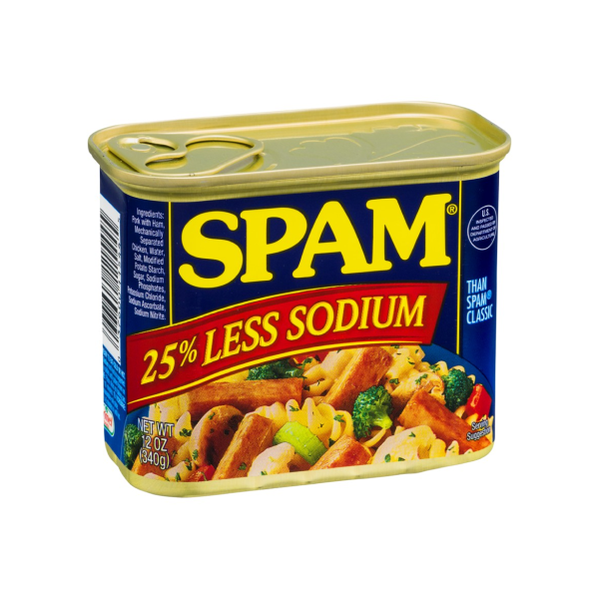 Thịt hộp Hormel Spam Less Sodium 340g