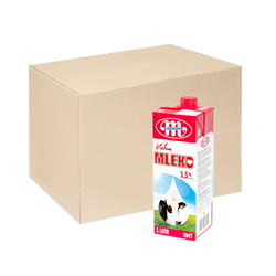 [Thùng] Sữa Tiệt Trùng Mlekovita 3.5% Béo 1L x 12 Hộp
