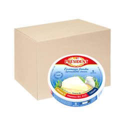 [Thùng] Phô Mai Phết Chế Biến Président 120g x 24 Hộp