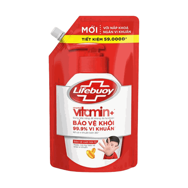 Nước Rửa Tay Lifebuoy Đỏ - Bảo Vệ Vượt Trội 1kg