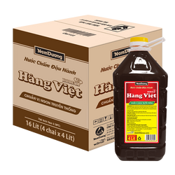 [Thùng] Nước Chấm Đậu Nành Hàng Việt Horeca 4L x 4 Chai