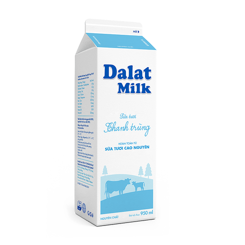 Sữa Tươi Thanh Trùng Dalat Milk 950ml