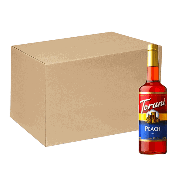 [Thùng] Sirô Đào Torani Classic 750ml x 12 Chai