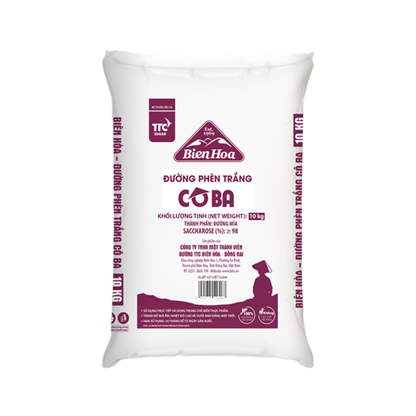 Đường Phèn Trắng Cô Ba Bao 10kg