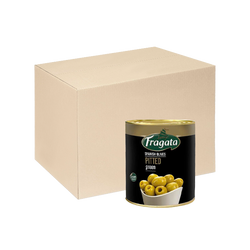 [Thùng] Oliu Xanh Tách Hạt Fragata 3kg x 6 Lon
