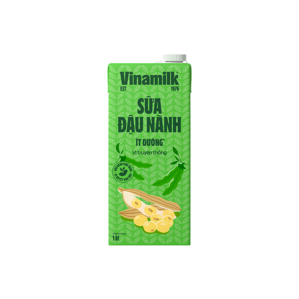 Sữa Đậu Nành Ít Đường Vinamlik 1L