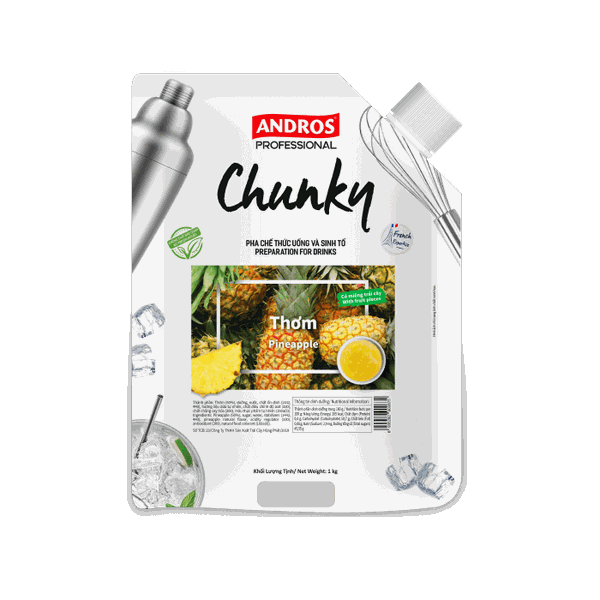 Mứt Andros Chunky Thơm 1kg