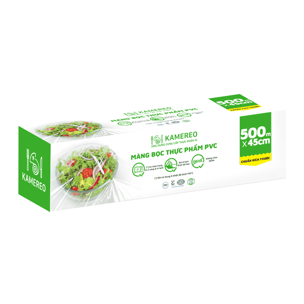 Màng Bọc Thực Phẩm Có Hộp Kamereo 45cm x 500m