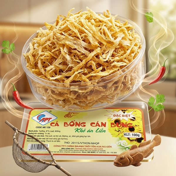 Khô cá bống cán bung APT 200g